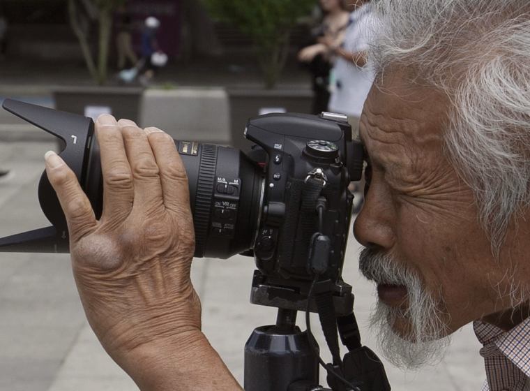 Camera position at an outdoor stage
